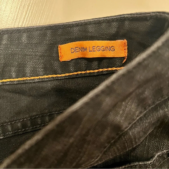 Tory Burch Black Denim Legging Size 28 - Picture 8 of 11